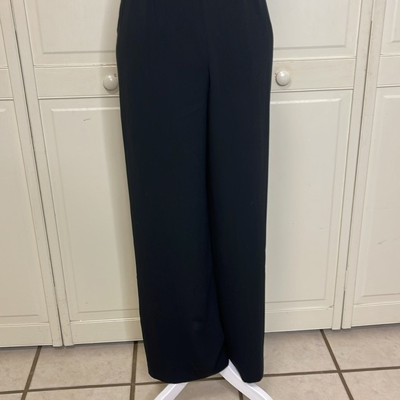 OPEN EDIT Women's Black Halter Top Cut Out Back Jumpsuit Size M - Picture 3 of 11